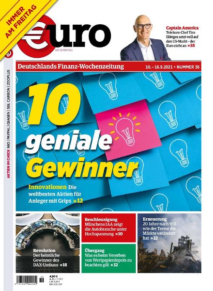 Euro am Sonntag – 10 September 2021