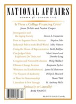 National Affairs – July 2021