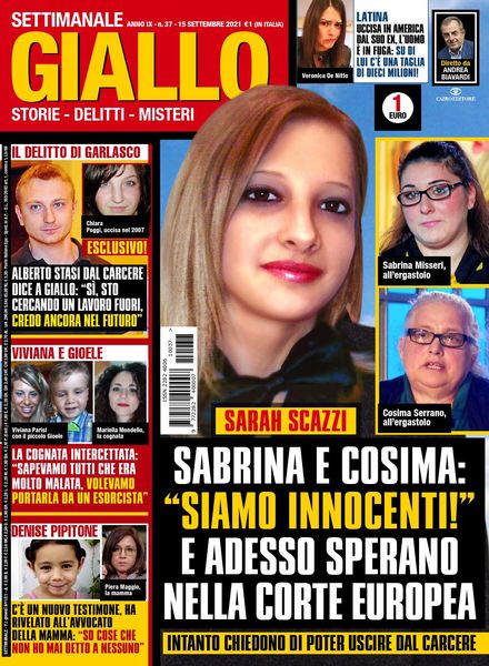 Giallo – 15 Settembre 2021