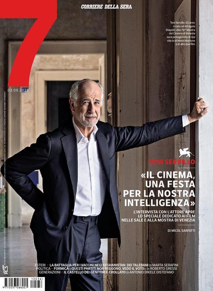 Corriere della Sera Sette – 03 settembre 2021