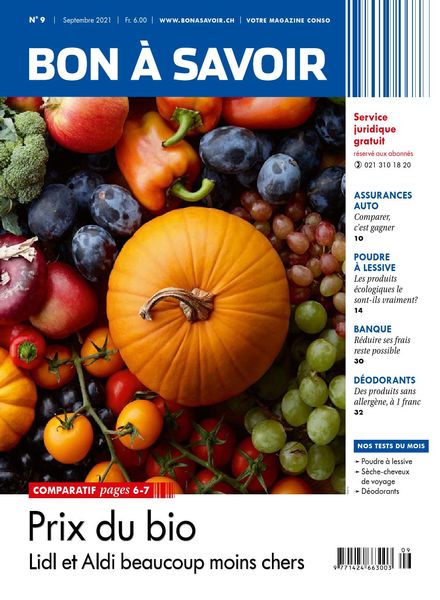 Bon a Savoir – Septembre 2021