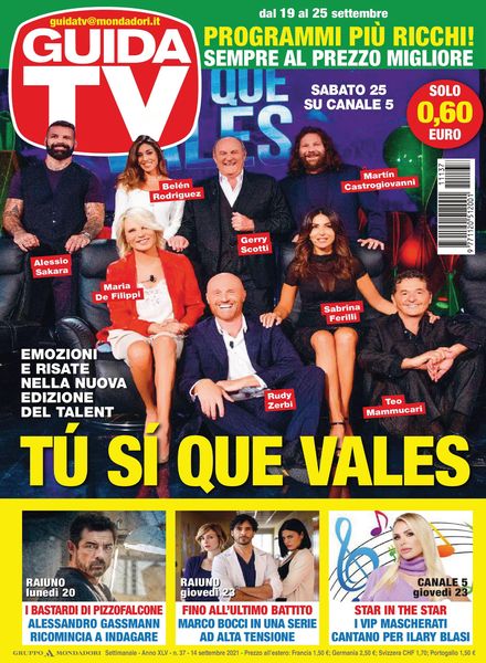 GuidaTV – 14 settembre 2021