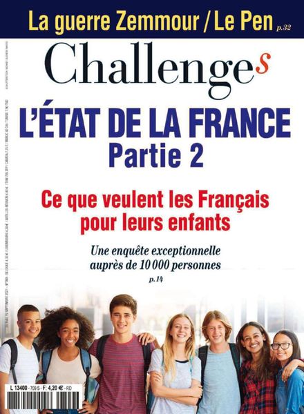 Challenges – 9 Septembre 2021