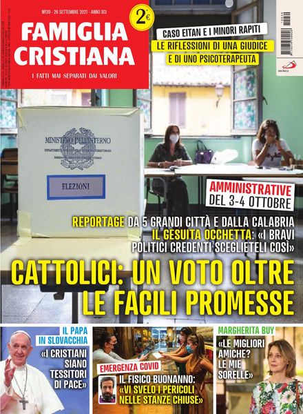 Famiglia Cristiana – 26 Settembre 2021