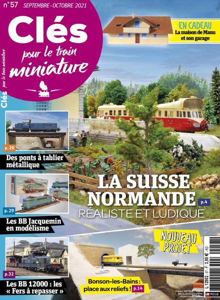 Cles pour le train miniature – septembre-octobre 2021