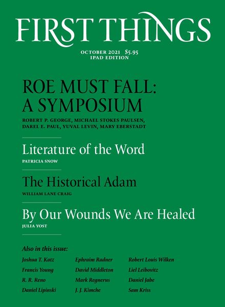 First Things – October 2021