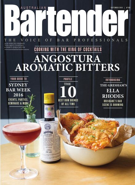 Australian Bartender – September 2016