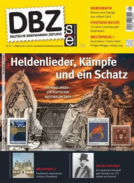 Deutsche Briefmarken-Zeitung – 01 Oktober 2021