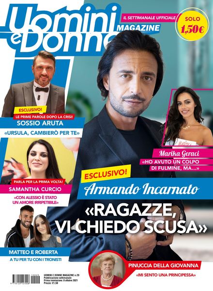 Uomini e Donne magazine – 08 ottobre 2021