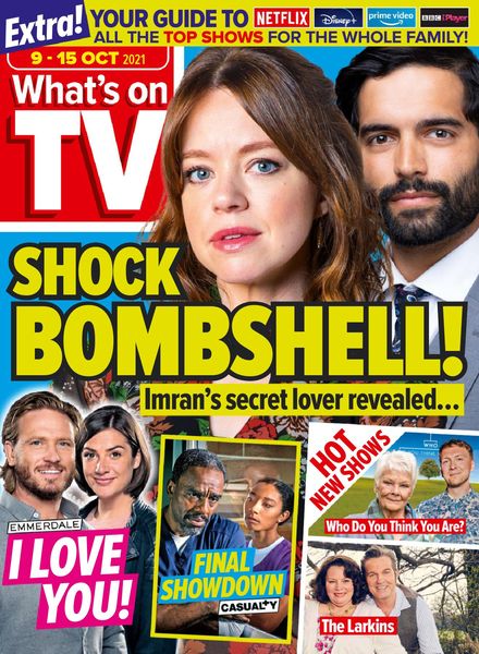 What’s on TV – 09 October 2021