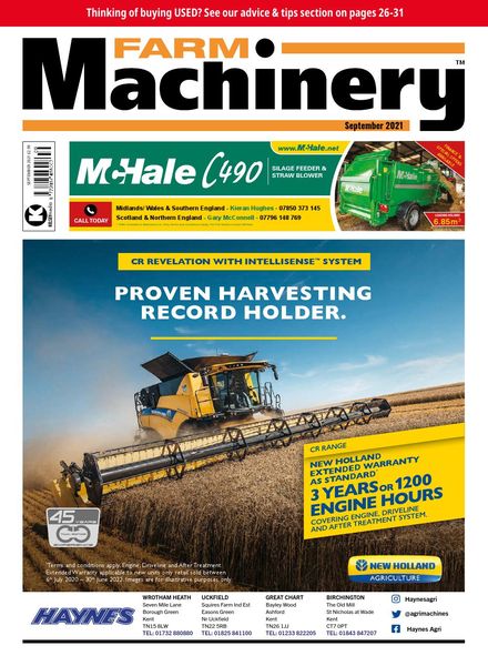 Farm Machinery – September 2021
