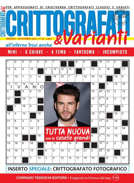 Crittografati & Varianti – novembre 2021