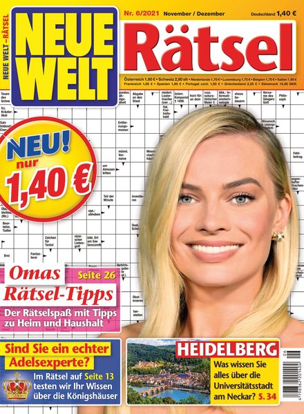 Neue Welt Ratsel – 20 Oktober 2021