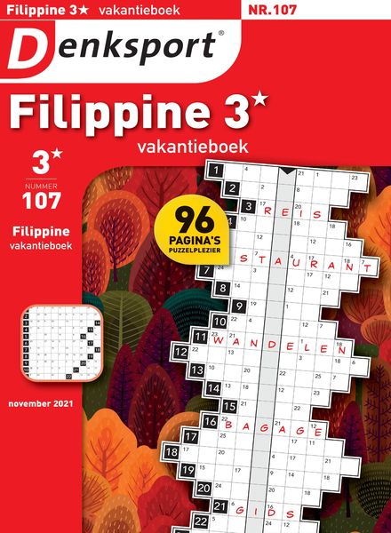 Denksport Filippine 3 Vakantieboek – oktober 2021