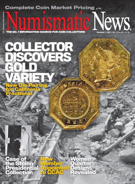 Numismatic News – November 02, 2021