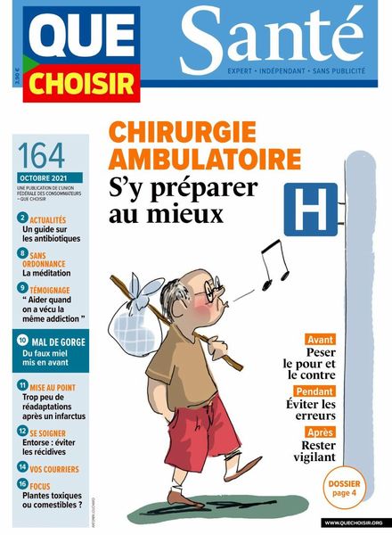 Que Choisir Sante – Octobre 2021