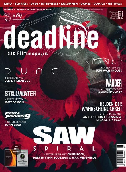 Deadline – September-Oktober 2021