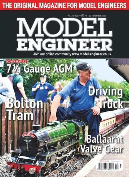 Model Engineer – Issue 4677 – 5 November 2021