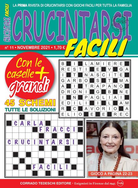 Crucintarsi Facili – ottobre 2021
