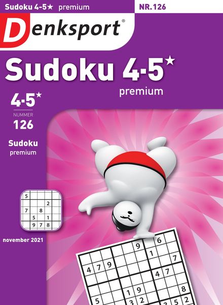 Denksport Sudoku 4-5 premium – 28 oktober 2021