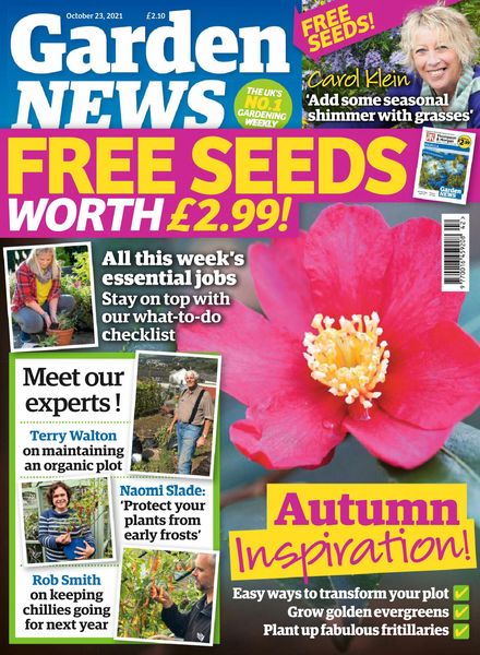 Garden News – October 23, 2021
