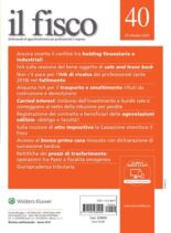 il fisco – 25 Ottobre 2021