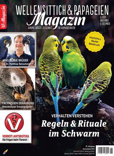WP-Magazin Wellensittich & Papageien – November 2021