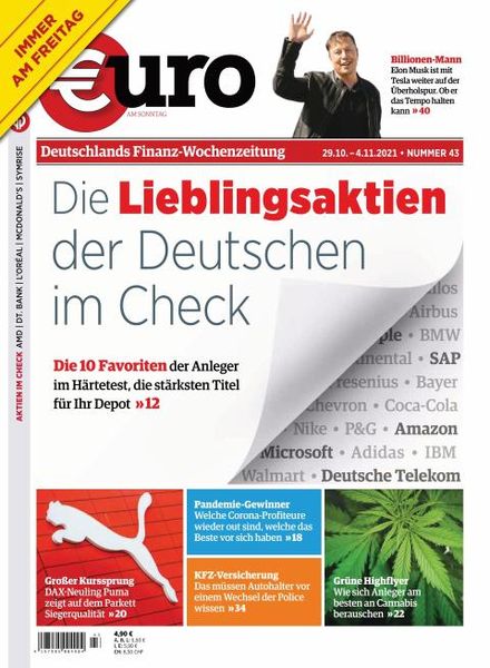 Euro am Sonntag – 29 Oktober 2021