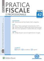 Pratica Fiscale e Professionale – 8 Novembre 2021