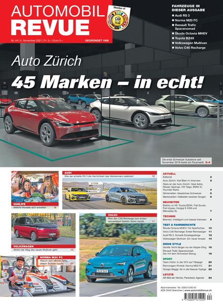 Automobil Revue – 04 November 2021