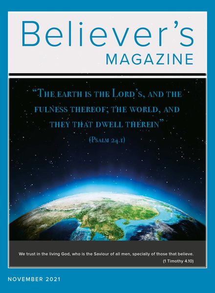 Believer’s Magazine – November 2021