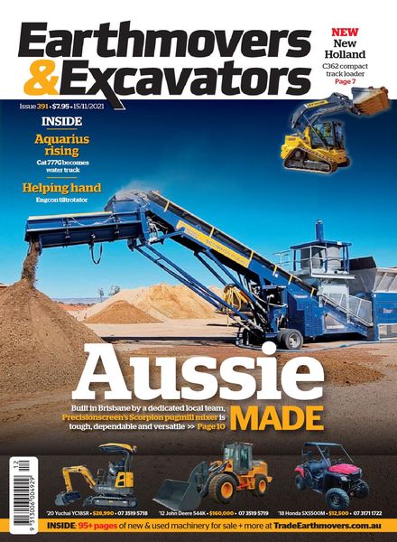 Earthmovers & Excavators – November 2021