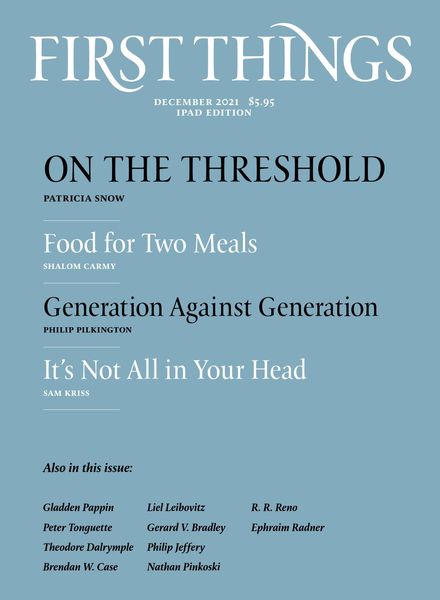 First Things – December 2021