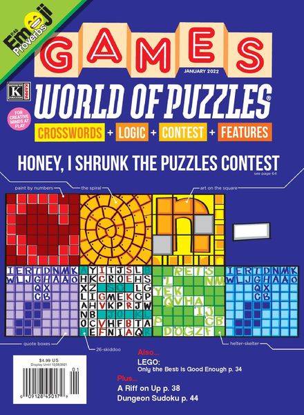 Games World of Puzzles – January 2022