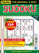 Puzzler Sudoku – November 2021