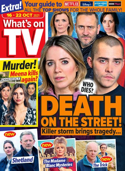 What’s on TV – 16 October 2021