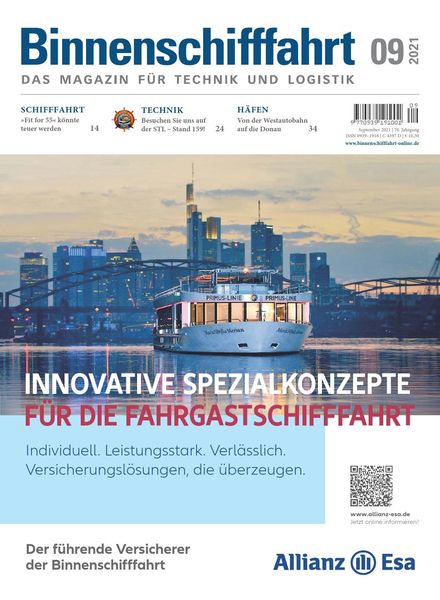 Binnenschifffahrt – September 2021