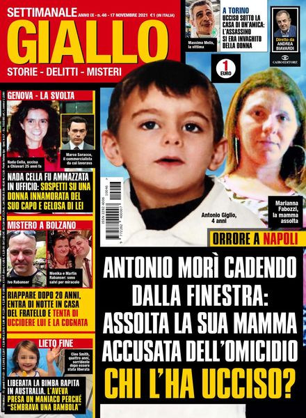 Giallo – 17 Novembre 2021
