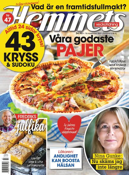 Hemmets Veckotidning – 16 november 2021