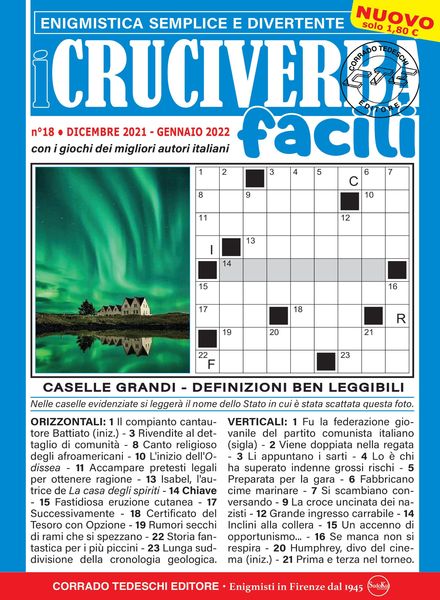 I Cruciverba Facili – dicembre 2021