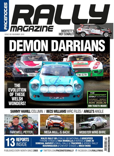 Pacenotes Rally Magazine – Issue 183 – November 2019