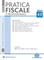 Pratica Fiscale e Professionale – 15 Novembre 2021