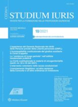 Studium Iuris – Ottobre 2021