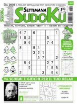 Settimana Sudoku – 17 novembre 2021
