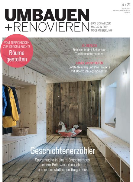 Umbauen + Renovieren – Juni 2021