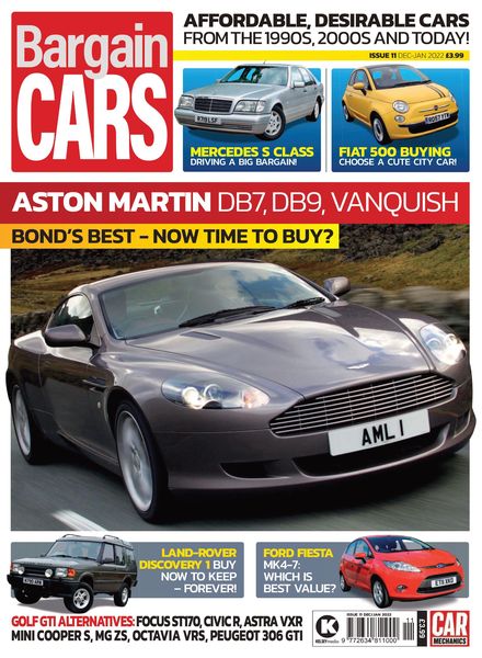 Car Mechanics Bargain Cars – December 2021