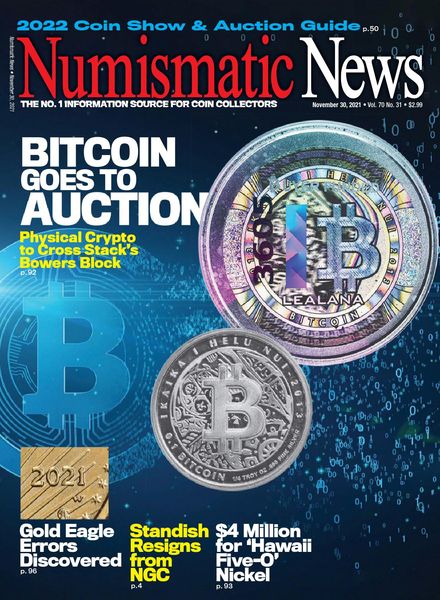 Numismatic News – November 30, 2021