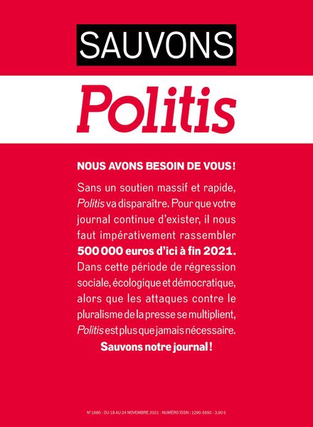 Politis – 18 Novembre 2021