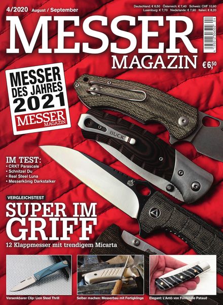 Messer Magazin – August 2020