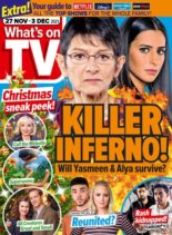 What’s on TV – 27 November 2021